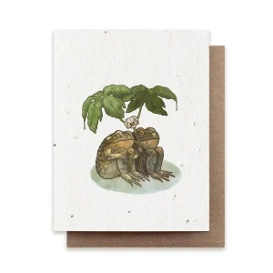Two Toads Together | Plantable Herb Seed Card